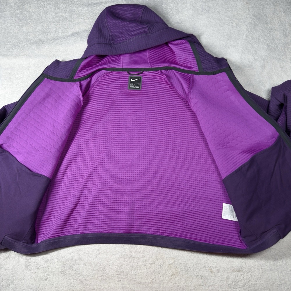 Nike City Ready Fleece Full-Zip Hoodie CI9432-525 Purple Women's L Workout - Picture 6 of 10